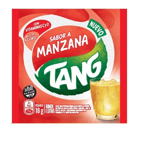 Jugo En Polvo Tang Manzana Vitcd 18gr