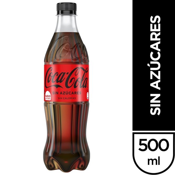Coca Cola Gaseosa Coca-cola Sin Azúcar 500 Ml