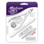 Merheje Basic Kit Plus Alicate + Cortauñas + Espatula + Pinza #4