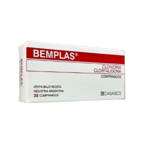 Casasco Bemplas Clonidina + Clortalidona x 30 Comp #1