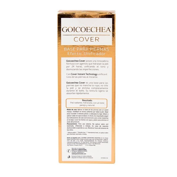 Goicoechea Crema Corporal  Cover 95 gr alt