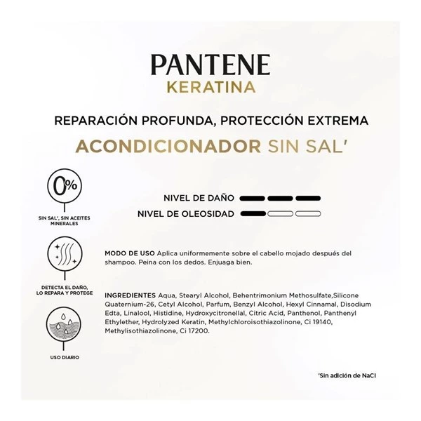 Acondicionador Pantene Pro-v Miracles Keratina | 250 Ml alt