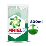 Jabón Líquido Ropa Ariel Max Limpieza Pouch 800 Cc. #1