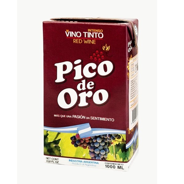 Vino De Mesa Pico De Oro Tinto 1 L #1
