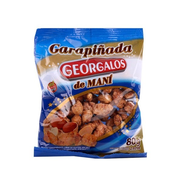 Garrapiñadas Georgalos De Maní X 80 Gr.-Paq-Gr.-80