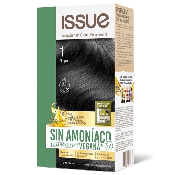 Issue Kit Sin Amoniaco Color Negro #1