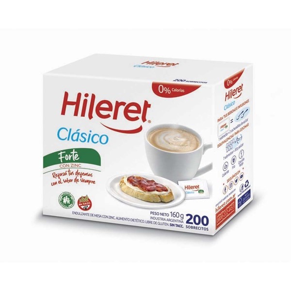 Endulzante Hileret Clasico Forte X 200 Sobrec