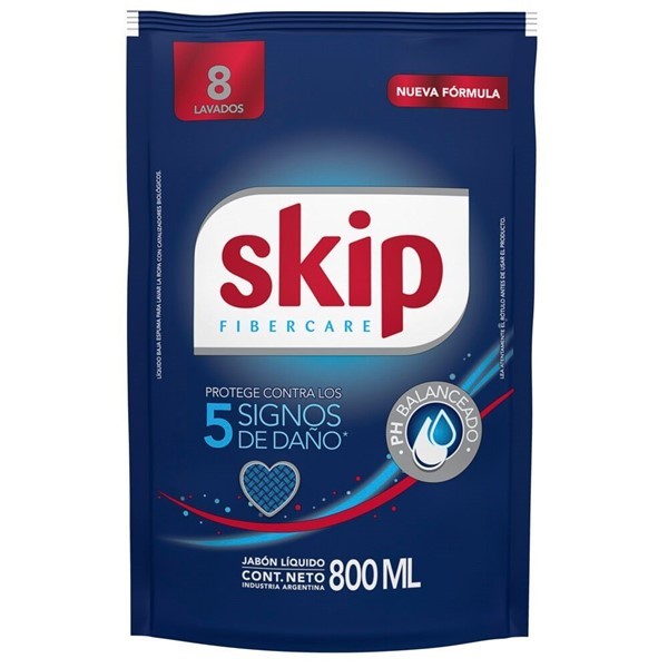Skip Jabón Líquido Baja Espuma Perfect Results Repuesto 800 ml alt
