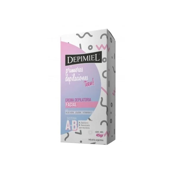 Depimiel Crema Depilatoria Facial A+B Teens Con Aloe Vera