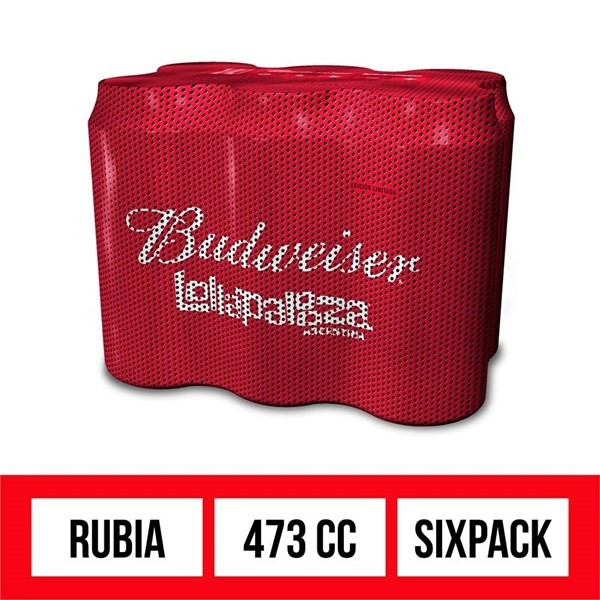 Cerveza Rubia Budweiser 6-pack 473 Ml Lata #1