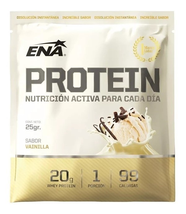 Ena Suplemento Dietario Whey Protein Vainilla (12 Sobres) #1