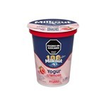 Yogur Cremoso Entero Milkaut de Frutilla en Pote 180 grs #1