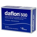 Daflon 500 Mg | 30 Comprimidos | Fracción flavonoide purificada y micronizada | Diosmina + Hesperidina. #1