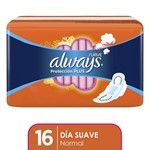 Always Toallitas Femeninas Suaves Protecciòn Plus (16 Unidades) #1