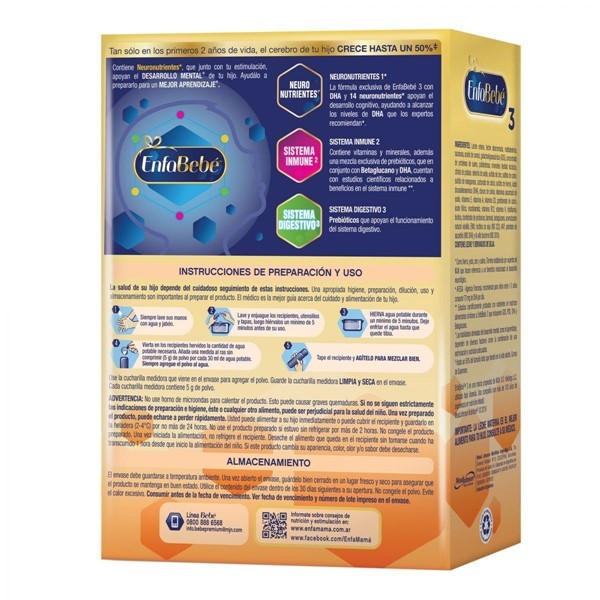 Enfabebe Leche Infantil en Polvo Etapa 3 (800 Gr) alt