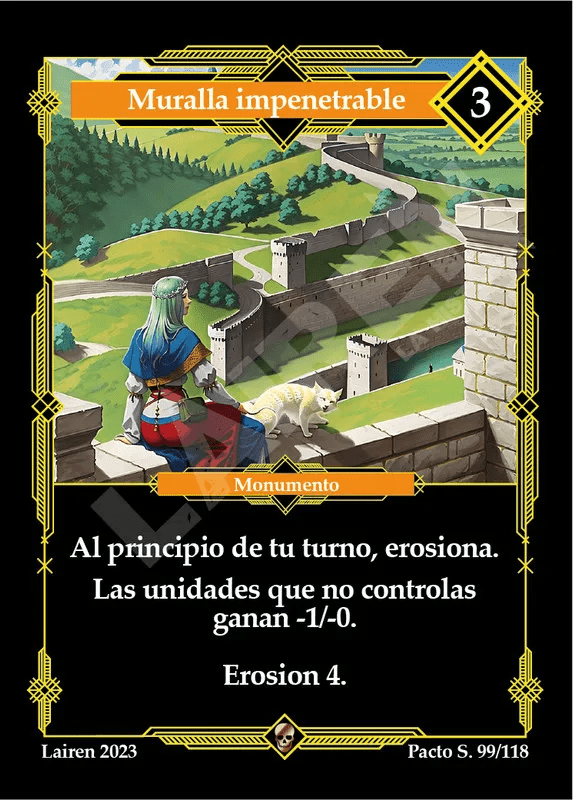 099 Muralla Impenetrable 1ra Edicion - Coste 3 #1