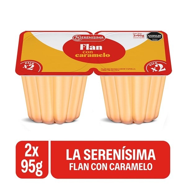 la Serenisima Flan con Caramelo x 190 gr Ser #1