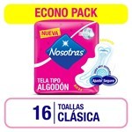 Nosotras Toallitas Higénicas Clásicas Tela  X 16 U | Unico #5