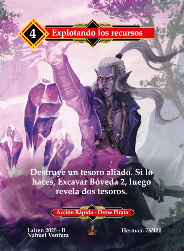 076 Explotando Los Recursos Full Art - Coste 4 #1