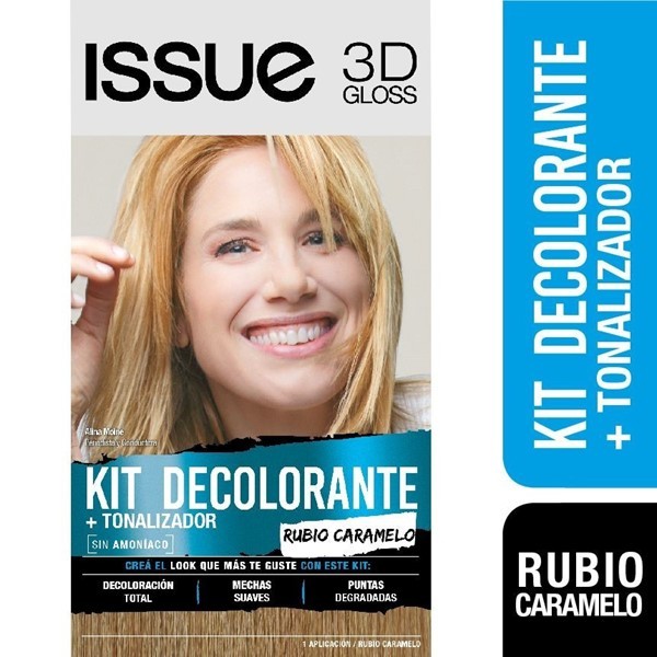 Issue Kit Decolorante +Tonalizador Rubio Gloss 3D #1