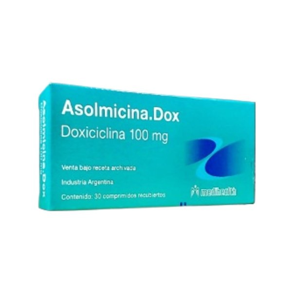 Megalabs Asolmicina Doxiciclina 100 Mg x 30 Comp Recubiertos #1