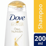 Shampoo Dove Óleo Nutrición x 200 ml #1