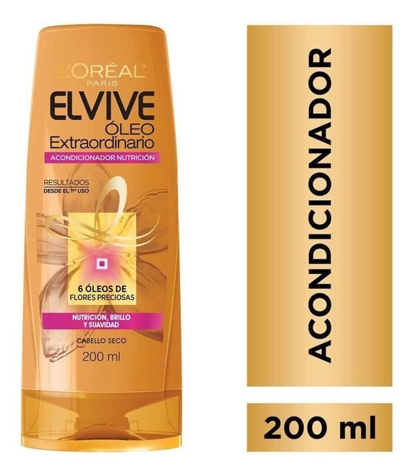 Elvive Acondicionador Oleo Extraordinario Nutricion Universal 200 ml #1