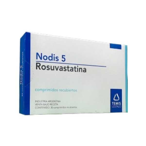 Temis Lostaló Nodis 5 5 Mg Rosuvastatina x 30 Comp Recubiertos #1