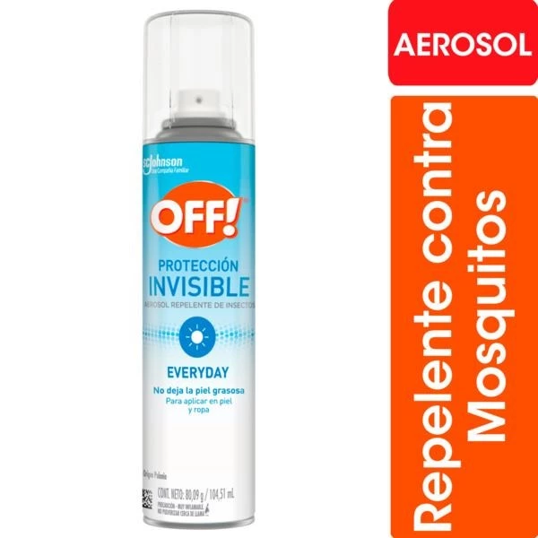 Off Repelente Invisible Everyday Spray 104.5 ml