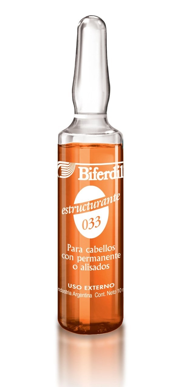 Biferdil Ampolla Capilar 033 Estructurante Para Cabello Químicamente Tratado 10 ml #1