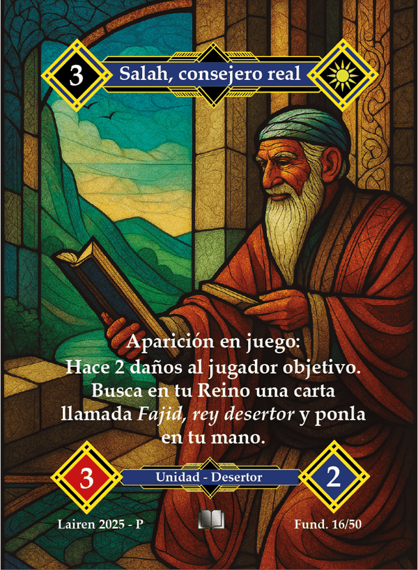 016 Salah, Consejero Real Full Art - Coste 3 #1