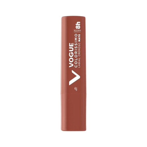 Labial Mate en Barra Vogue Colorissimo Tono de Labial Almendra Serena