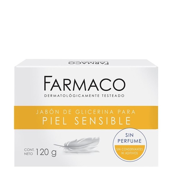 La Farmaco Jabon Glicerina Neutro Para Piel Sensible x 120gr