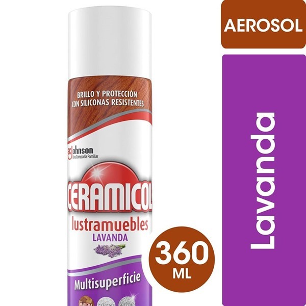 Lustramuebles Ceramicol Lavanda 360ml #1