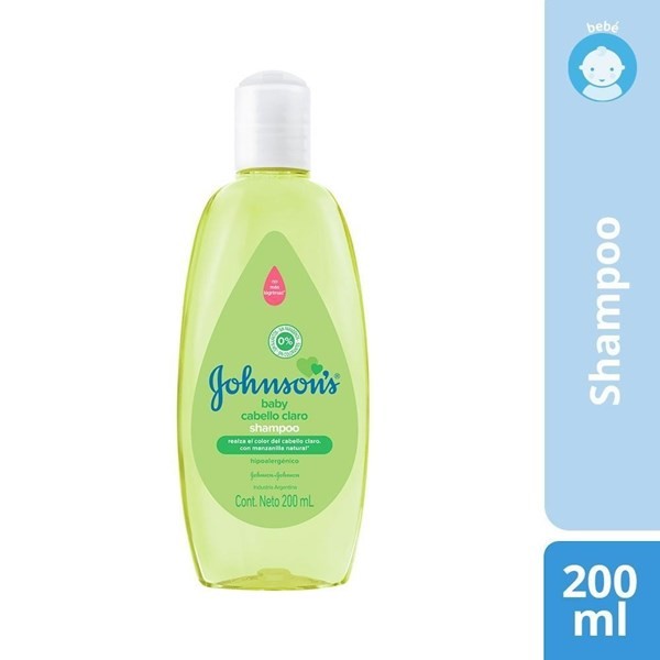 Shampoo Para Bebé Johnson's® Cabello Claro X 200 Ml. #1