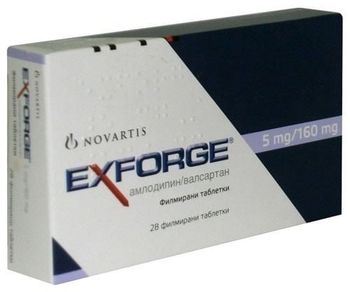 Exforge 5/160 Mg. | 28 comprimidos | Amlodipina + Valsartán #1
