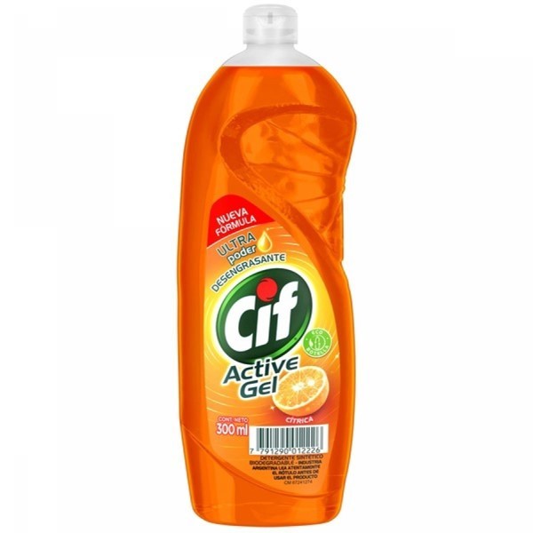 Cif Detergente Active Gel Citrica 300 ml alt