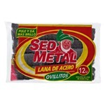 Ovillos de Lana de Acero Sed Metal 12U #4