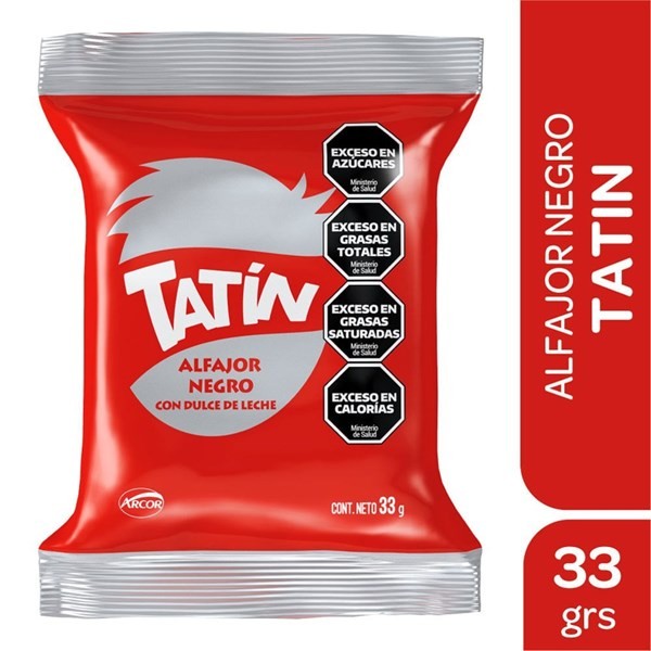 Alfajor Tatín Negro 33 g.