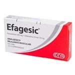 Efagesic 450 Mg / 35 Mg | 10 Comprimidos | Orfenadrina citrato + paracetamol  #1