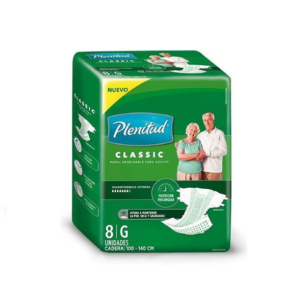 Pañales Para Adultos Plenitud Classic x 8 un g #1