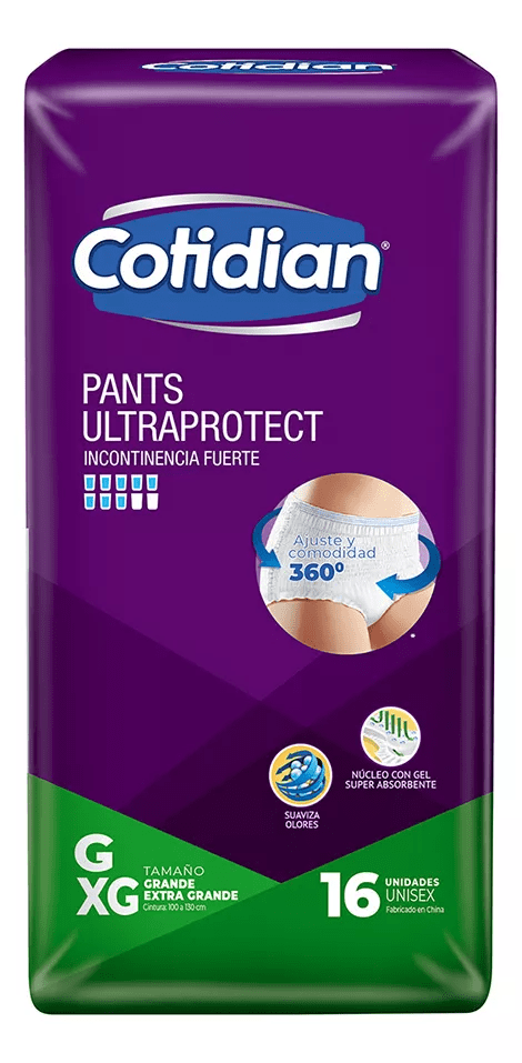 Pants Adultos Cotidian Ultraprotect Talle G/XG | 16 unidades