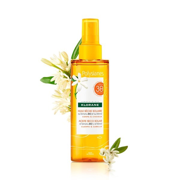 Klorane Polysianes Aceite Seco Solar Spf30 200 ml alt