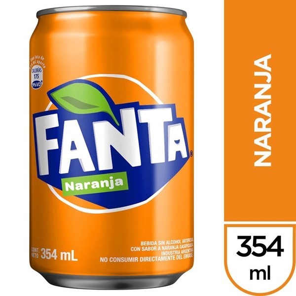 Gaseosa Fanta Naranja 354 Ml