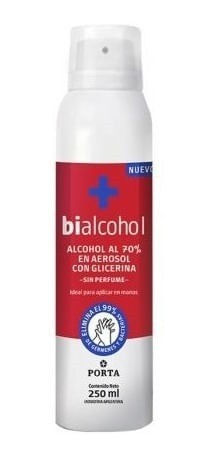 Bialcohol Alcohol Etílico 70% en Aerosol 250 ml 1 Unidad