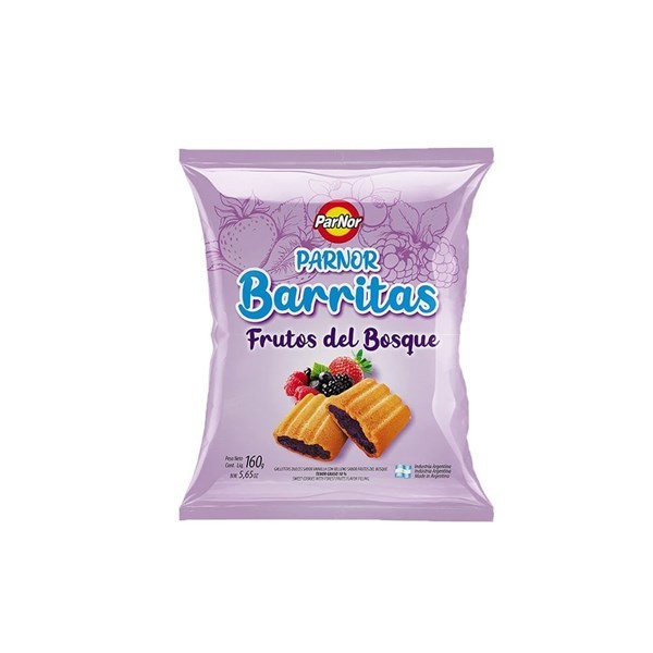 Galletas Barritas Frutos Del Bosque 160 xg #1