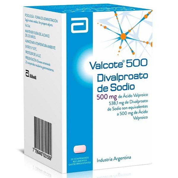 VALCOTE 500 MG 20 TABL. #1