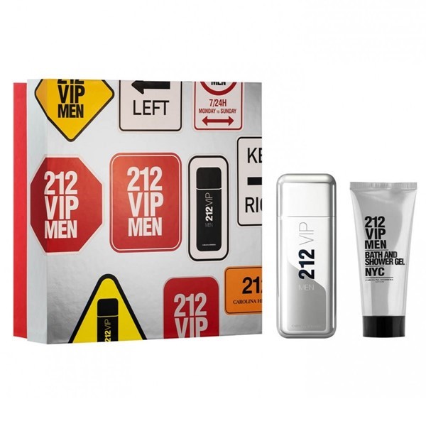 Carolina Herrera Cofre 212 Vip Men (Edt 100 ml + Shower Gel) Estuche #1