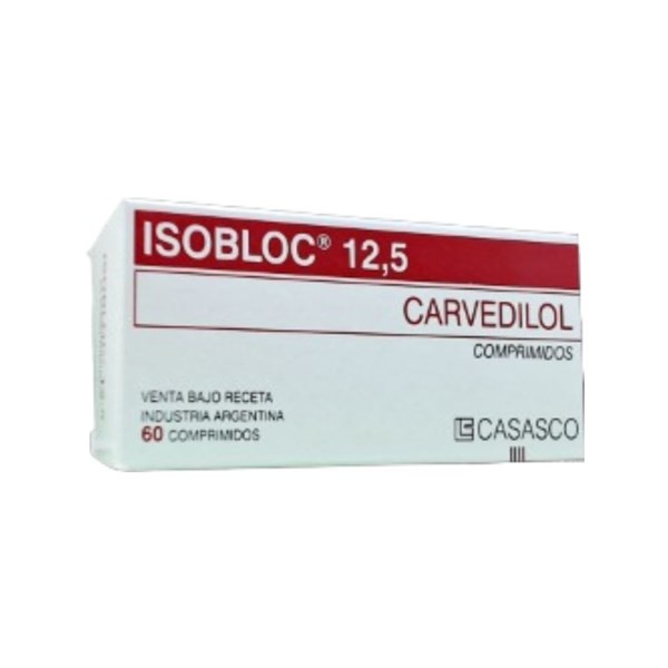 Casasco Isobloc 12.5 Mg Carvedilol x 60 Comp #1