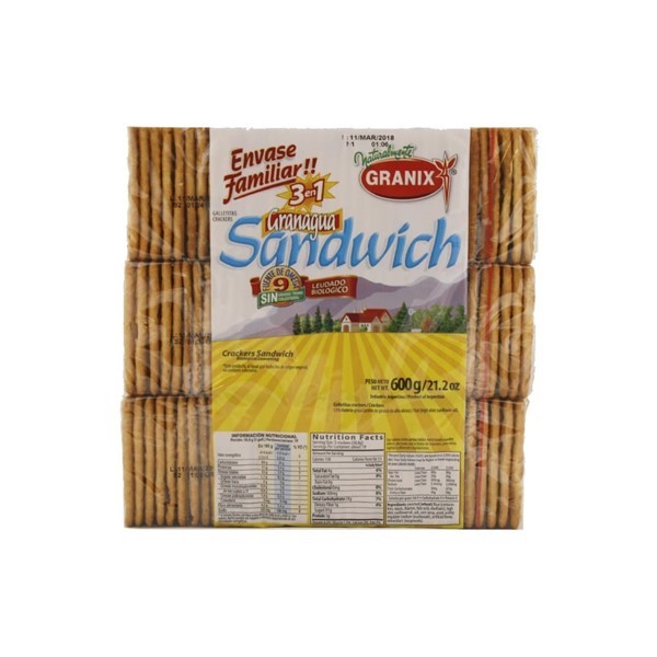 Galletitas De Agua Granagua 600 Gr #1